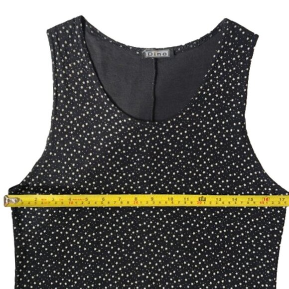 90s vintage maxi tank dress with stars print - Picture 12 of 15